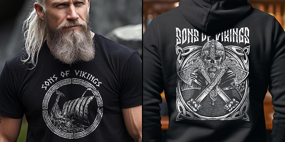 Short Sleeve Viking T Shirts | Norse / Norse Hoodie / Viking Shirt ...