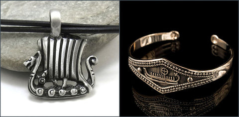viking ship jewelry