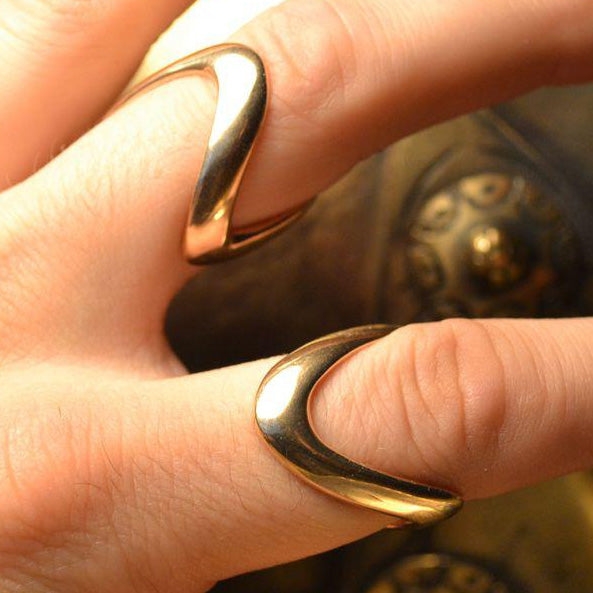 bronze valknut ring