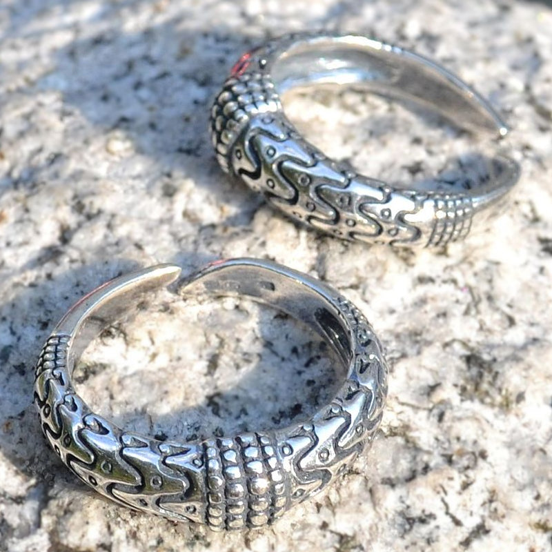 Danish Viking Ring Sterling Silver Replica of 1000