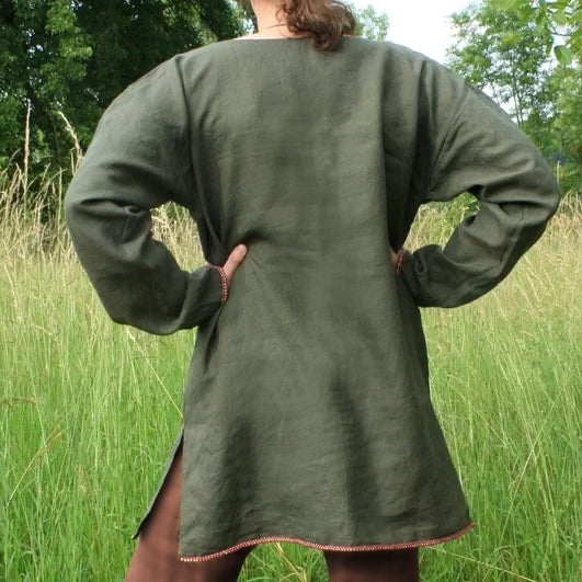 Linen Green Viking Tunic / Shirt | Norse / Nordic Clothing | RG – Sons ...