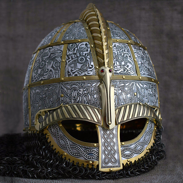 Valsgarde Helmet Replica - .999 Silver – Sons of Vikings