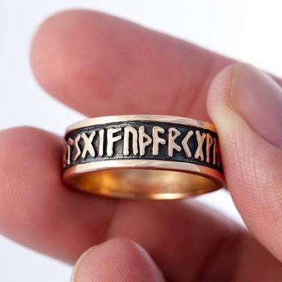 Gotland Viking Ring - Solid Bronze | Nordic / Norse Viking Jewelry ...