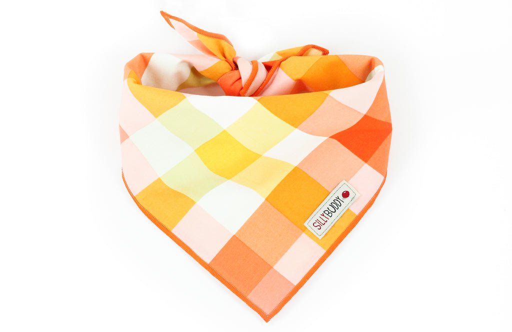 orange dog bandana