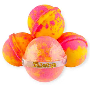 BATH BOMBS LARGE ALOHA BATH BOMB ALOHA SCENT - Bubble Lounge Boutique