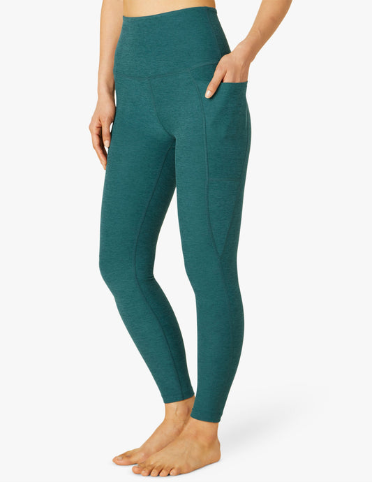 BEYOND YOGA SPACEDYE OUT OF POCKET HIGH WAISTED MIDI LEGGING WOODLAND –  Bubble Lounge Boutique