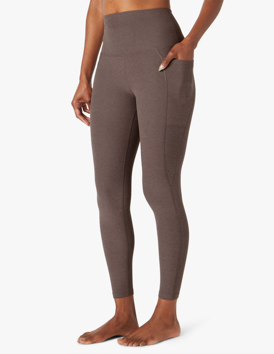 BEYOND YOGA SPACE DYE OUT OF POCKET HIGH WAISTED MIDI LEGGING PEWTER H –  Bubble Lounge Boutique