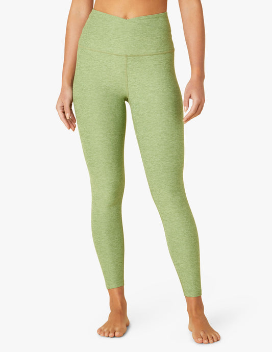 BEYOND YOGA SPACEDYE AT YOUR LEISURE HIGH WAISTED LEGGING FERN GREEN H –  Bubble Lounge Boutique