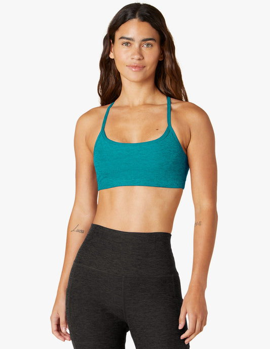 BEYOND YOGA SPACE DYE SLIM RACERBACK BRA LEMON CITRON – Bubble