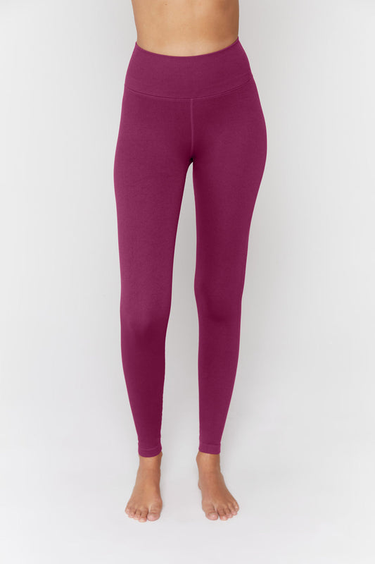 SPIRITUAL GANGSTER ICON HIGH WAIST LEGGING BLACKBERRY NEW!!