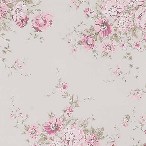 Albie Shabby Chic Foliage Pink Wallpaper – Tiny Walls