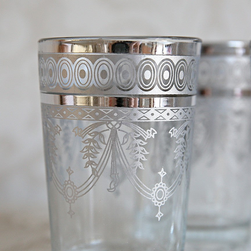 Silver Moroccan Tea Glass/votive Cups