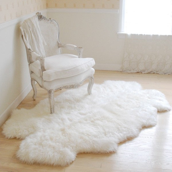 Sheepskin Throw Rugs