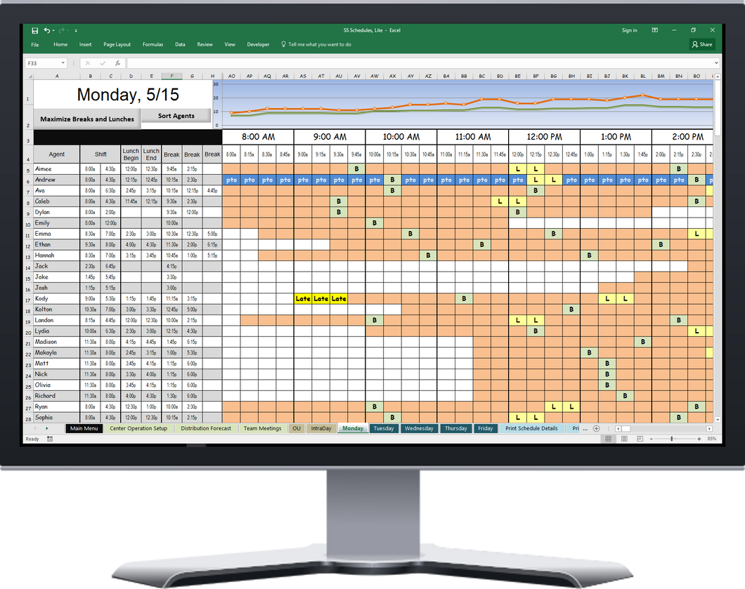 Should you use WFM software, or Excel? How about both ...