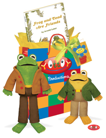 frog and toad dolls