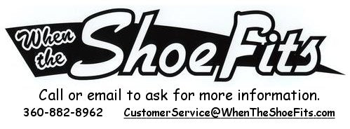 Contact us with questions you may have shoes or appointment for special needs.