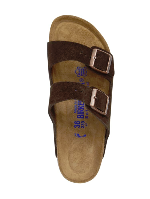 birkenstock mocha soft footbed