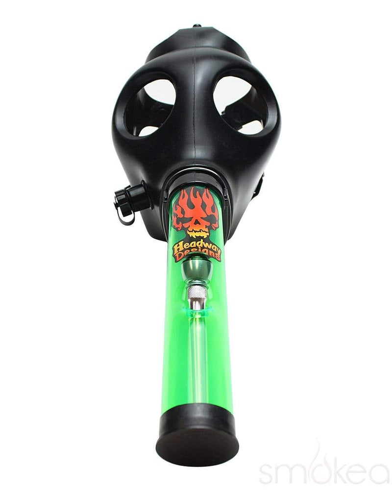 skull gas mask bong