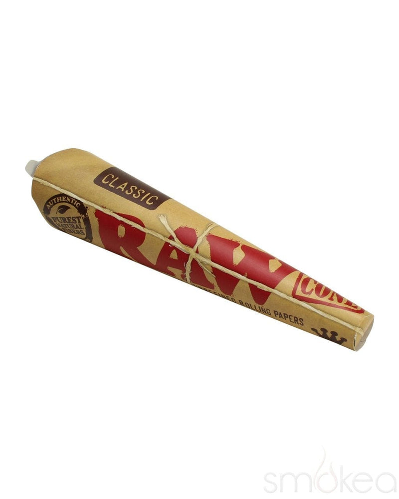 Raw Classic King Size Pre Rolled Cones 3 Pack Smokea®