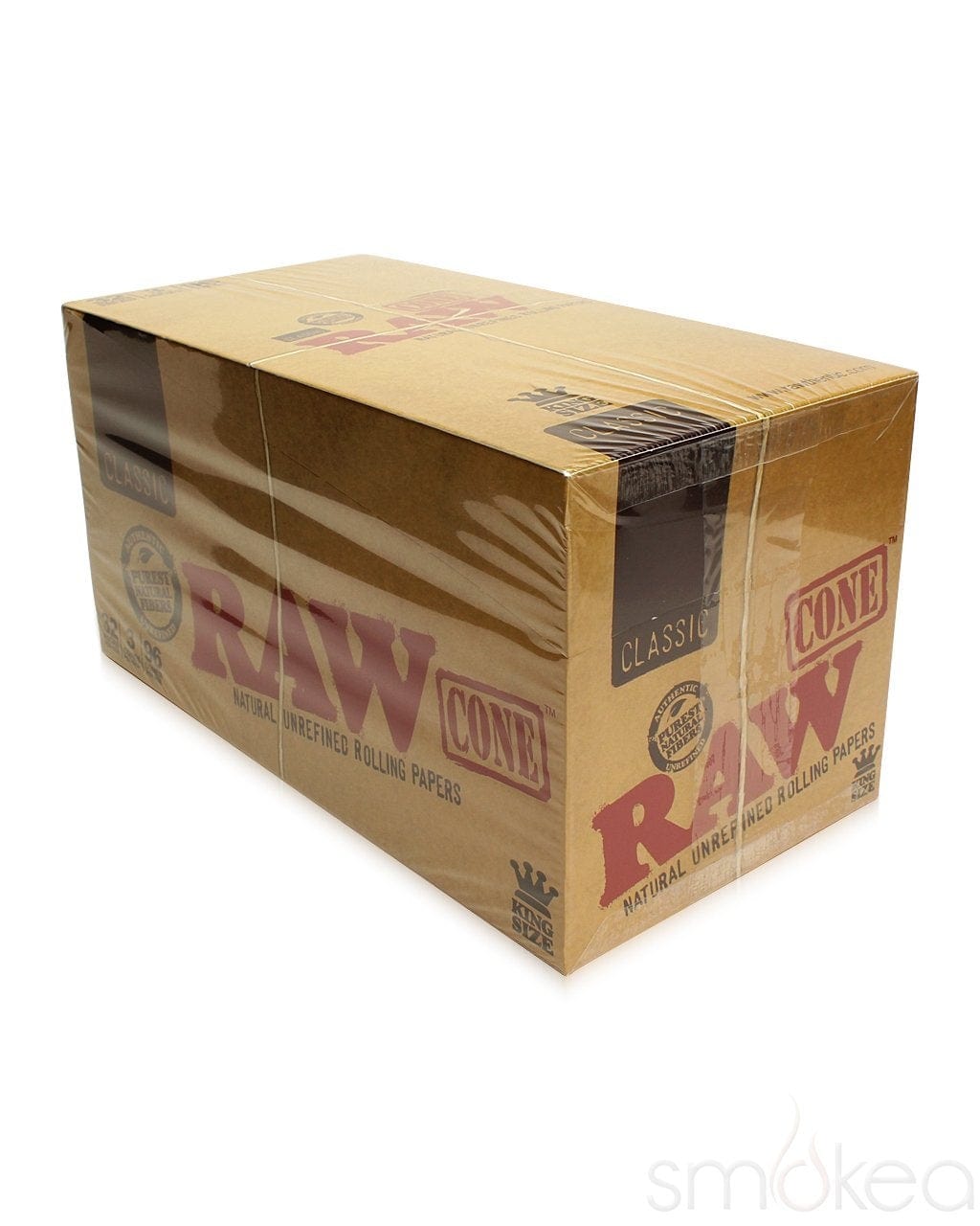 Raw Classic King Size Pre Rolled Cones 3 Pack Smokea®