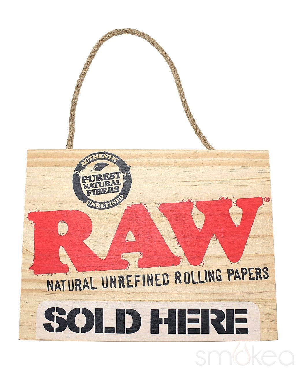 Raw "Sold Here" Wood Sign– SMOKEA®