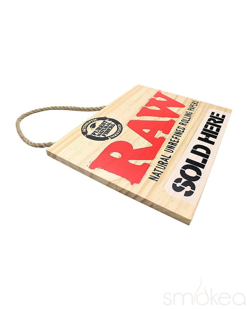 Raw "Sold Here" Wood Sign– SMOKEA®