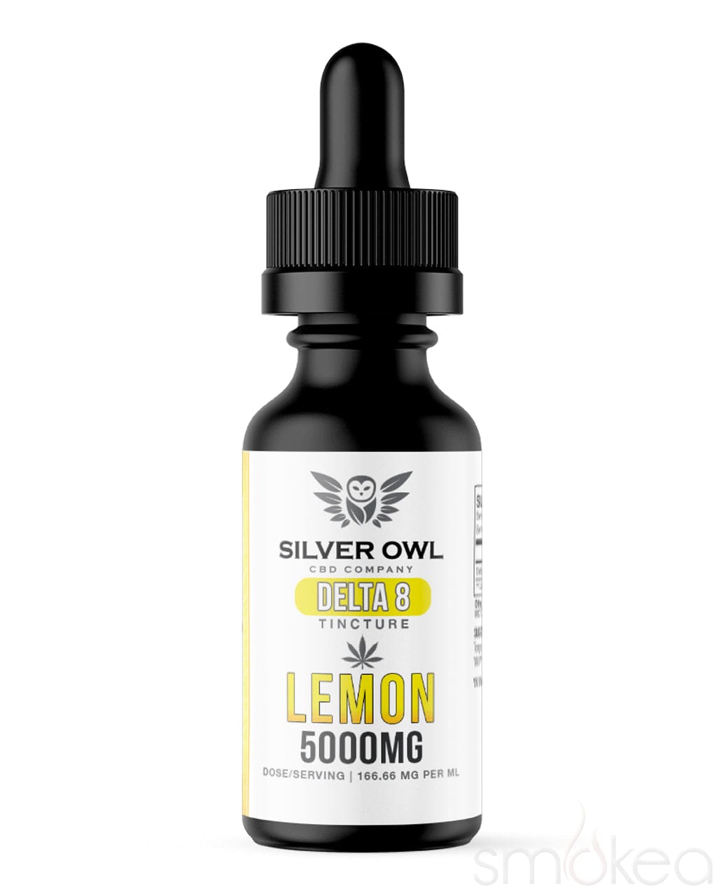Silver Owl 5000mg Delta 8 Tincture - Lemon– SMOKEA®