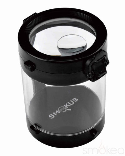 Eclipse Jar by Smokus Focus - Stash Jar with LED Magnification