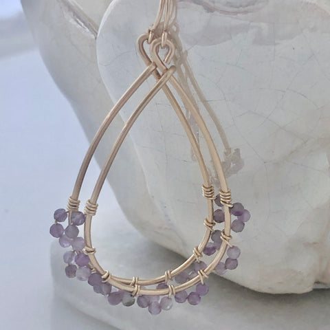 amethyst earrings