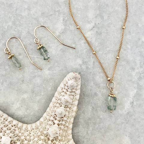 aquamarine jewelry set