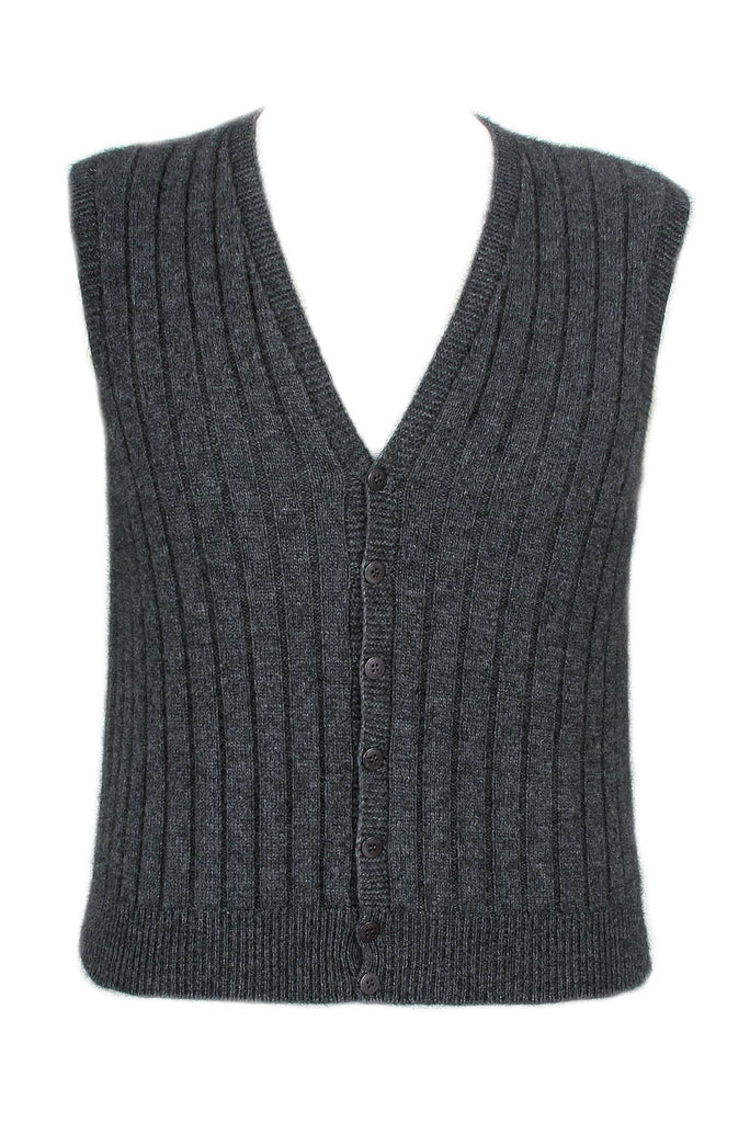 Lothlorian Rib Button Vest in Merino Wool and Possum Fur – Wools of Wanaka