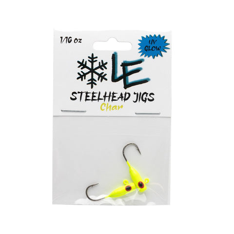 UV/Glow Wonderbread - Steelhead Jig 2 Pack! – RBM Jigs / Lake Effect Lure Co .