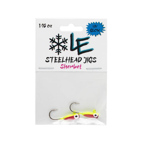 UV/Glow Cotton Candy - Steelhead Jig 2 Pack! – RBM Jigs / Lake