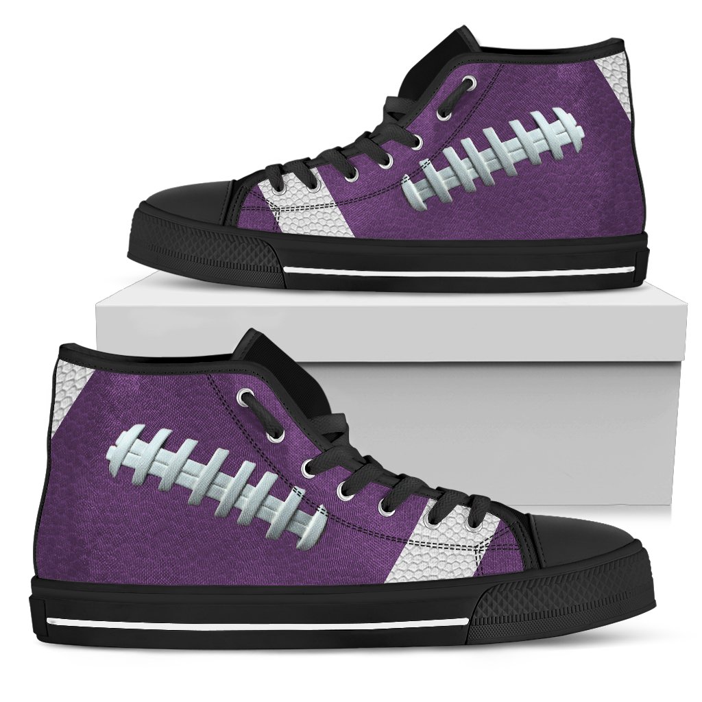 purple high top shoes