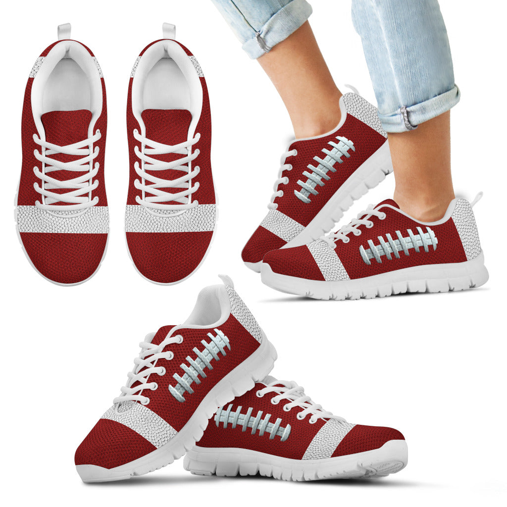 crimson red sneakers