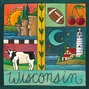 Wisconsin Badger State Plaque - thegoldsmith