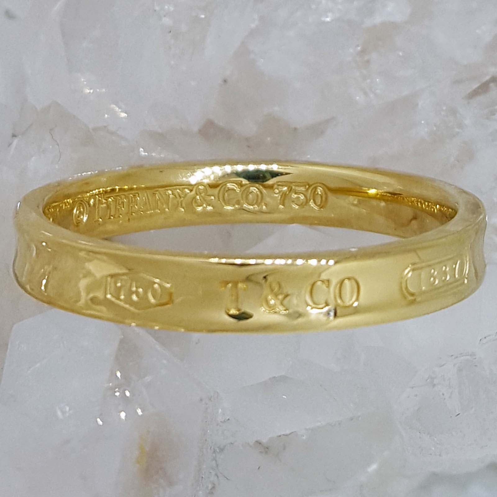 tiffany and co gold wedding band