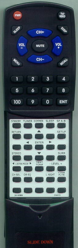 ONKYO 24140608 Replacement Remote Control