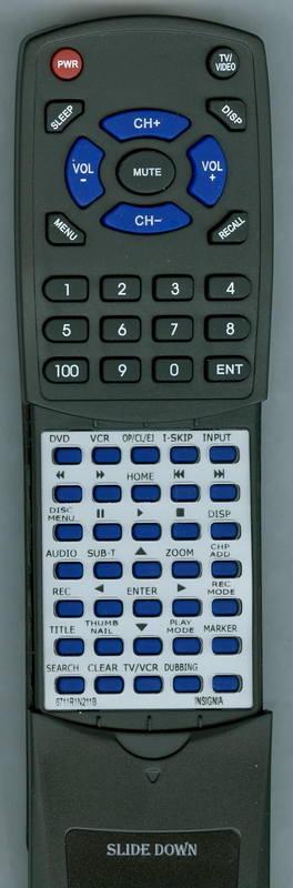 INSIGNIA 6711R1N211B Replacement Remote Control