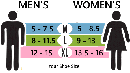 Sock Size To Shoe Size Conversion Chart