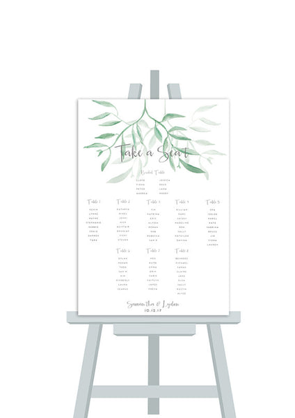 Gum Leaf Seating Chart