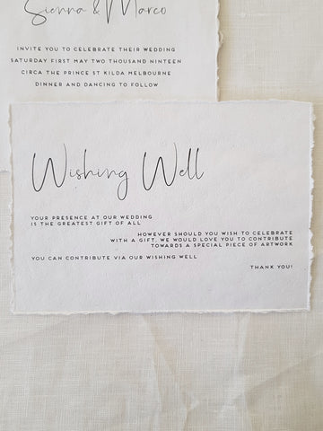 Paper and Style Co. Minimal Luxe wishing well