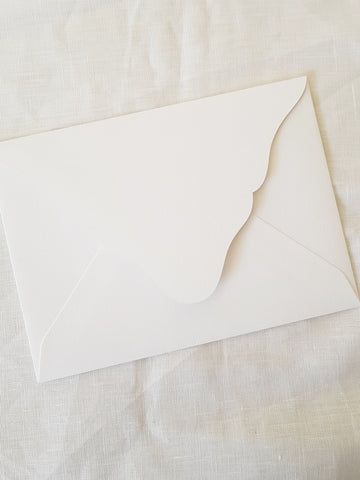 Paper and style Co. Minimal luxe baroque envelope