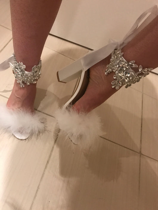 crystal heels