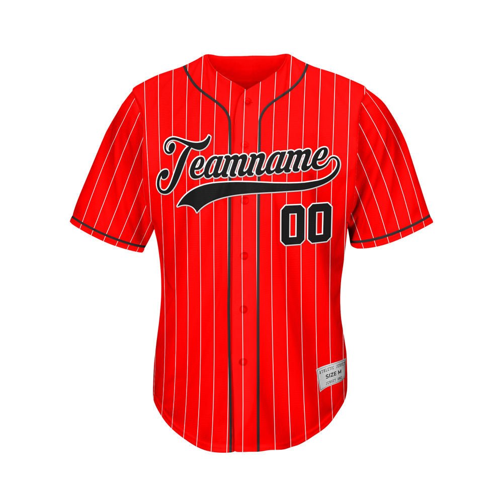 Custom Pinstripe Baseball Jersey on Sale - No Minimum - Jersey One