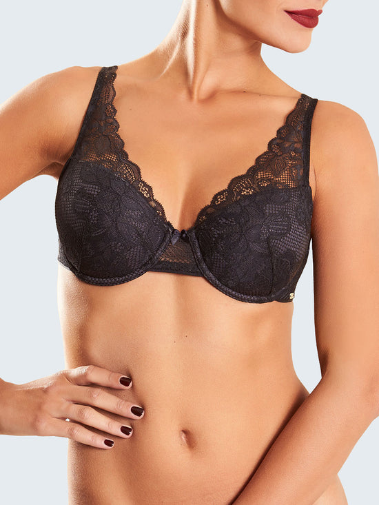 Size 36E | Chantelle Irresistible Underwired Moulded Strapless Bra | 1116  Black