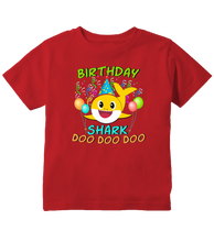 Baby Shark Doo Doo Doo Cute Birthday Shark Toddler T-Shirt