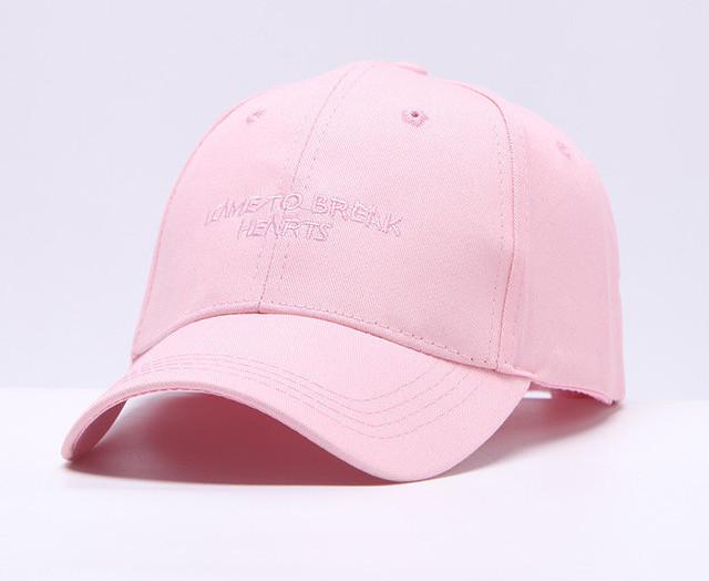 light pink champion hat