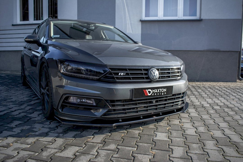 vw passat front splitter