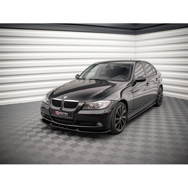 Central Rear Splitter (with vertical bars) BMW 3 Sedan E90, Our Offer \  BMW \ Seria 3 \ E90/91 [2004-2008]